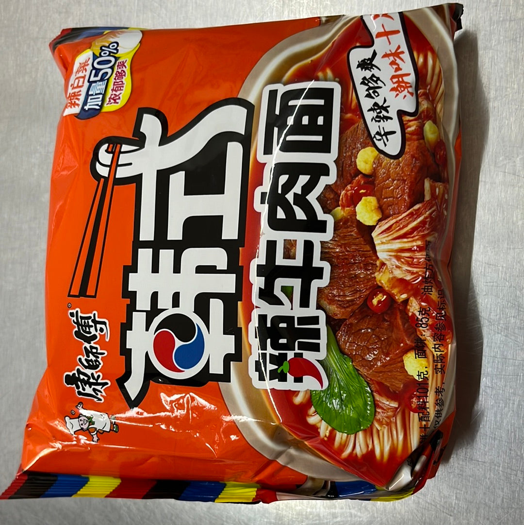 康师傅/韩式辣牛肉面/袋