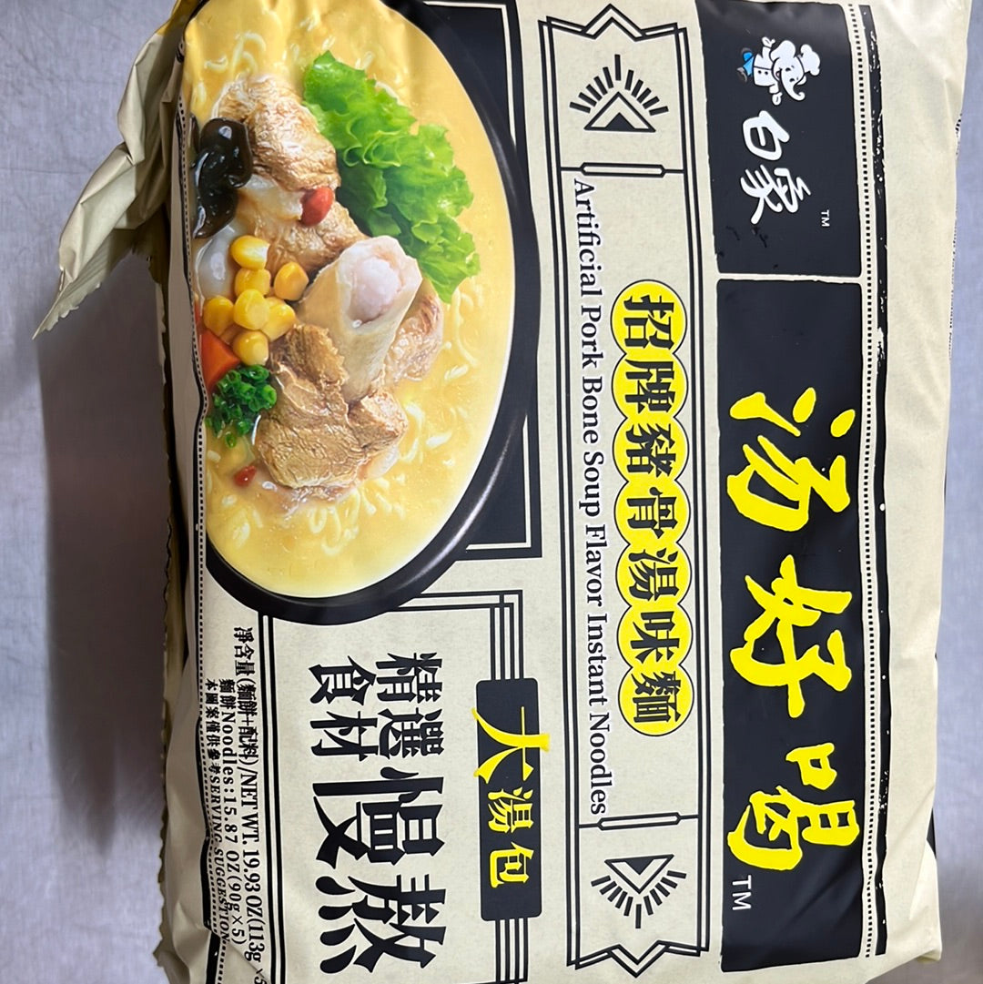 白象/猪骨汤面/5连