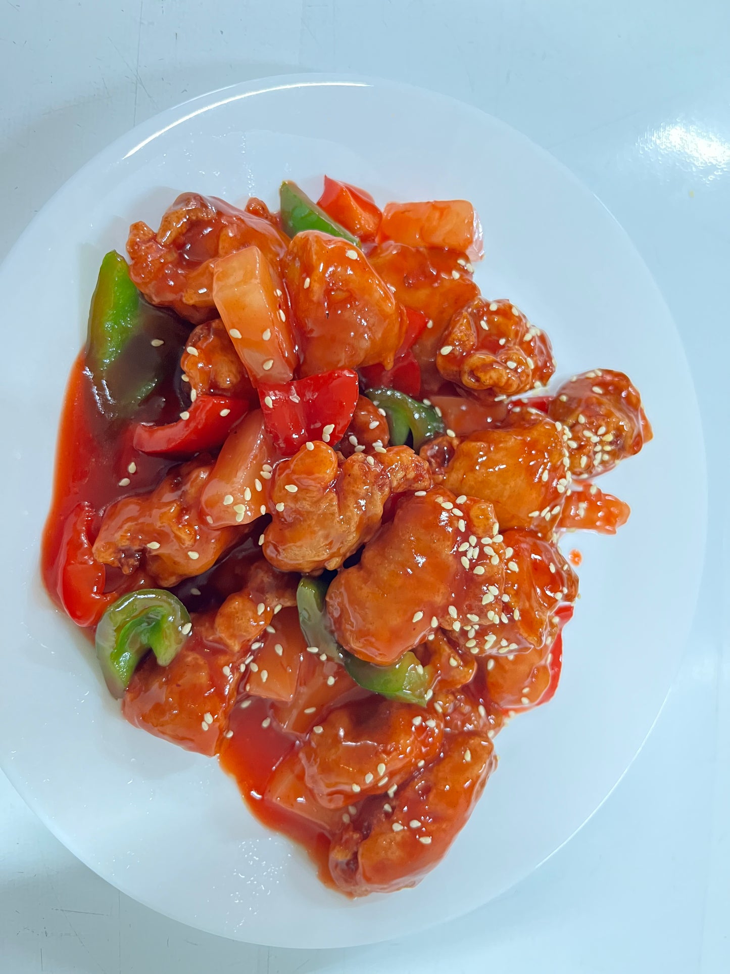 热-甜酸鸡块