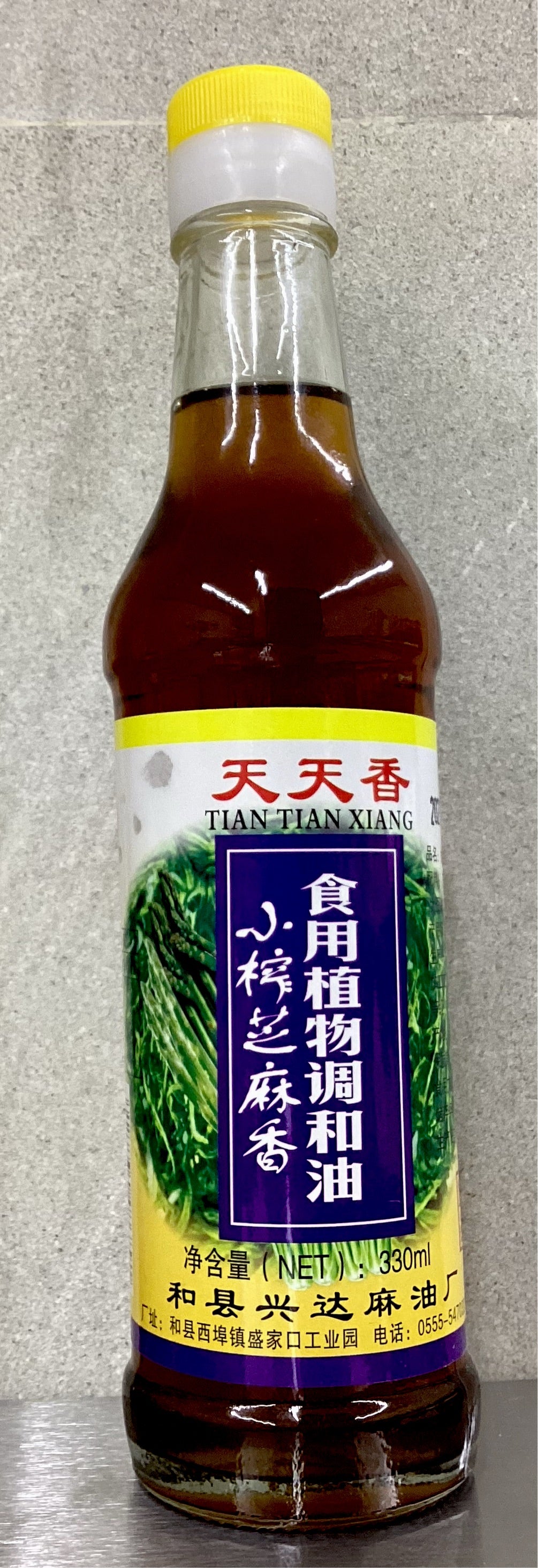 天天香-小榨芝麻油330ml.