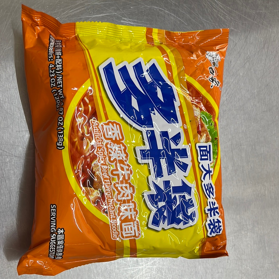 白象/香辣牛肉面/138g
