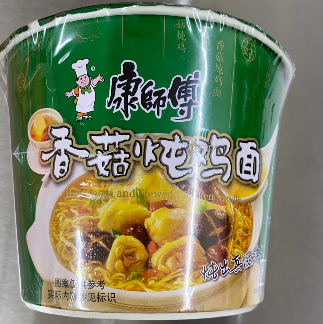 康师傅-香菇炖鸡面桶 108G