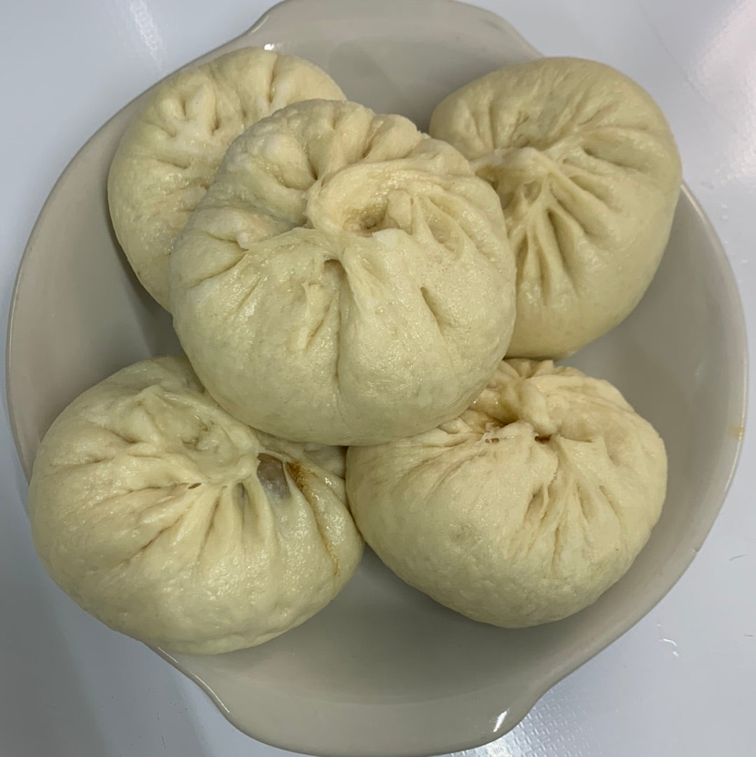 包子/梅干菜肉包 / Pan con Verduras Secas