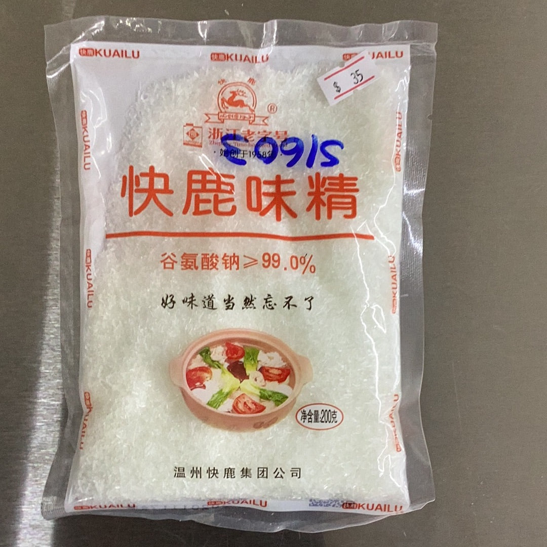 快鹿味精(小) 200克。