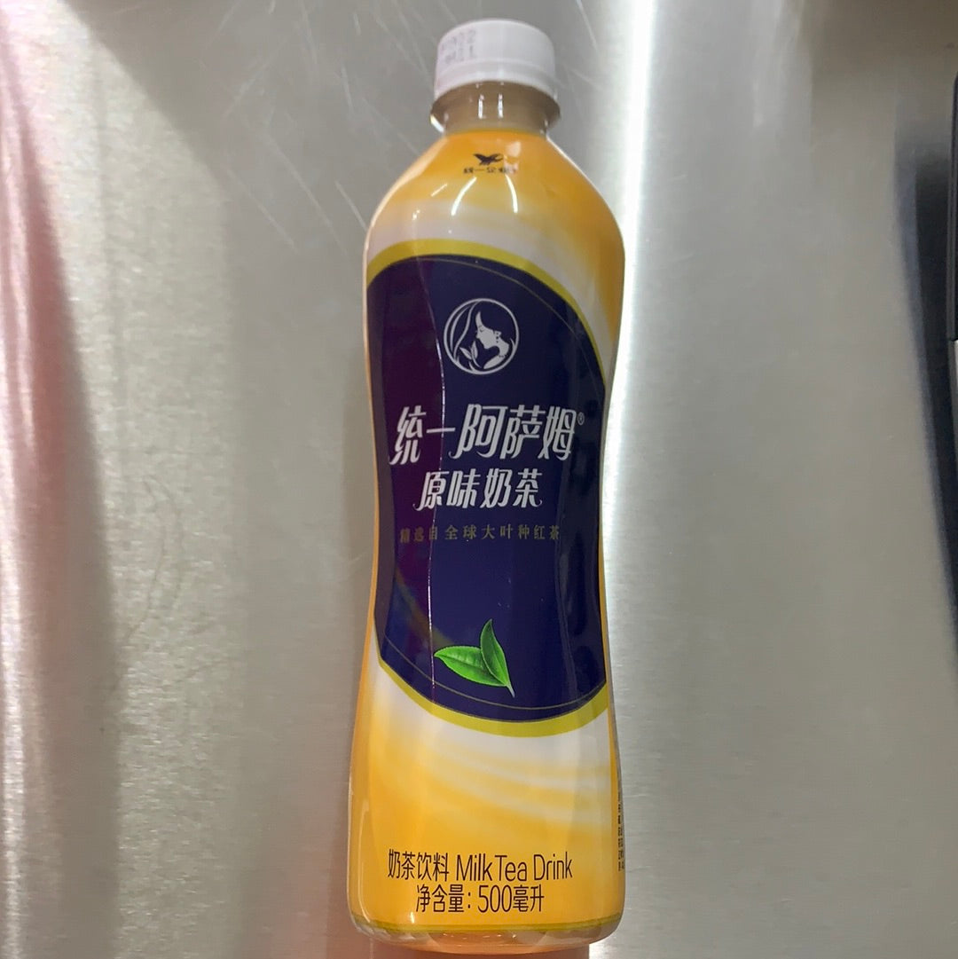 统一/阿萨姆奶茶。 500ml