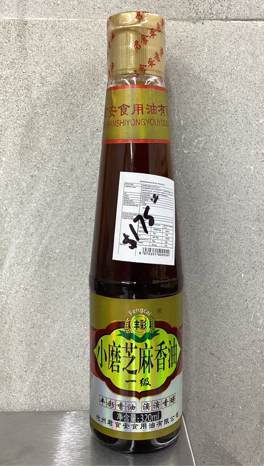 丰彩-小磨芝麻香油320ml.