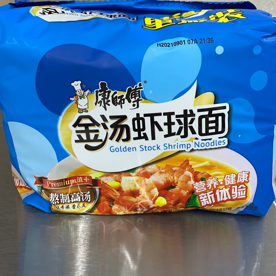 康师傅/金汤虾球面/5连包