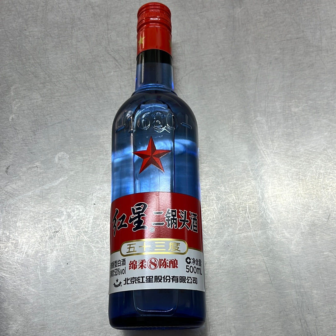 红星二锅头/53度/500ml