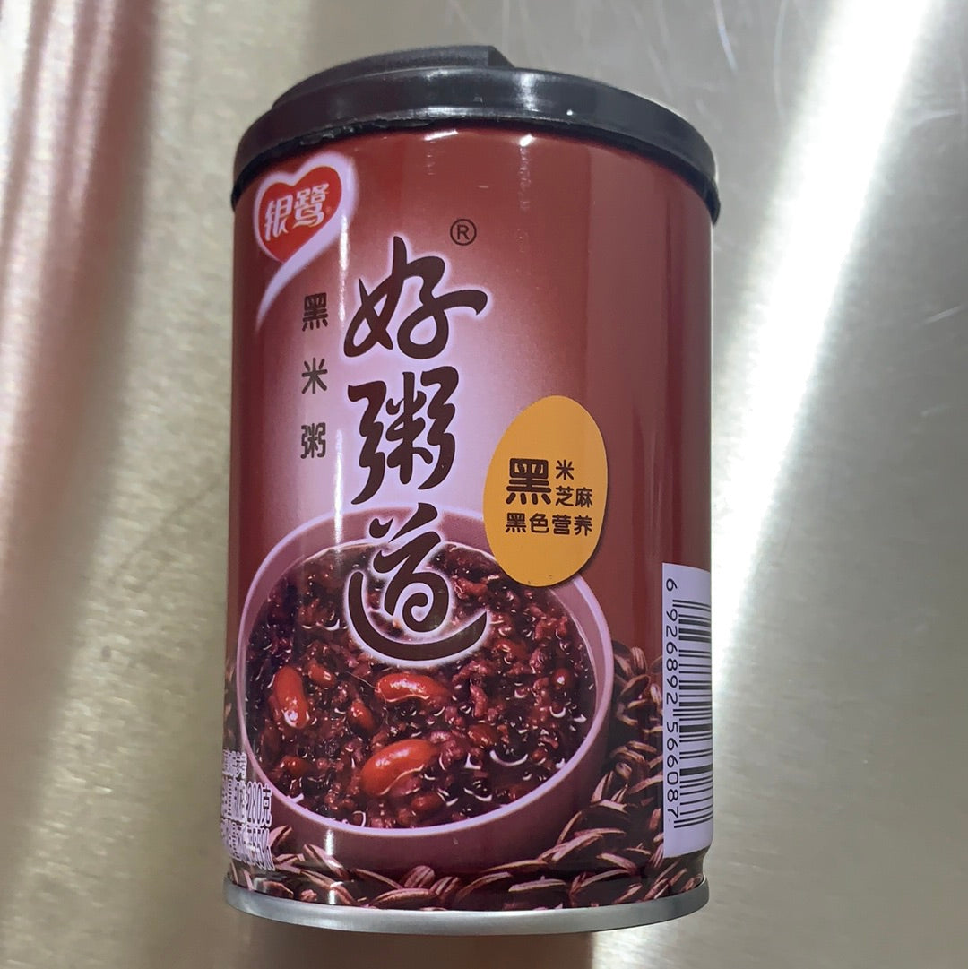 银鹭/黑米粥。280g