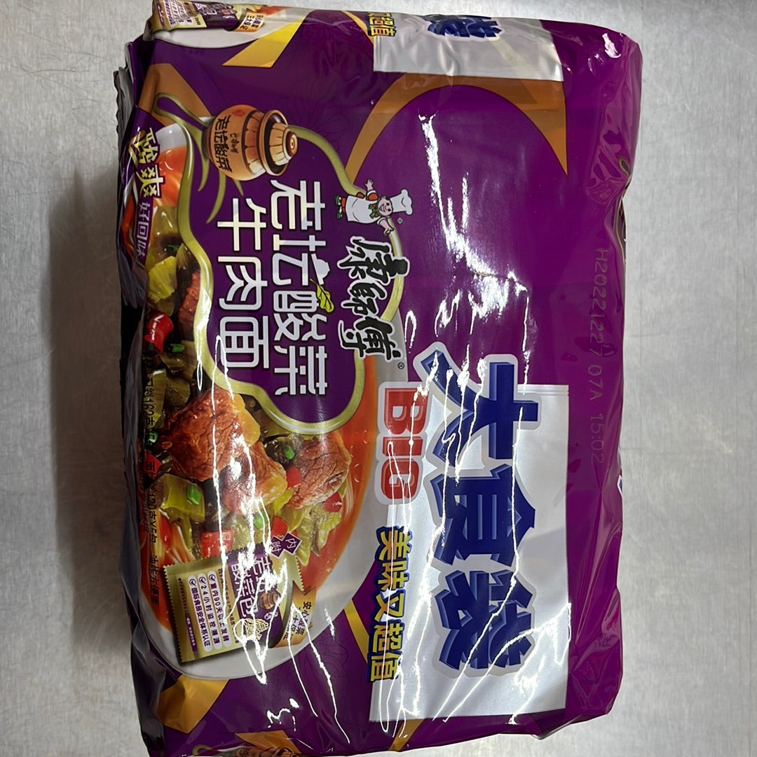 康师傅/大食袋/老坛酸菜面