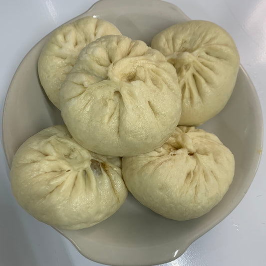 包子/梅干菜肉包 / Pan con Verduras Secas