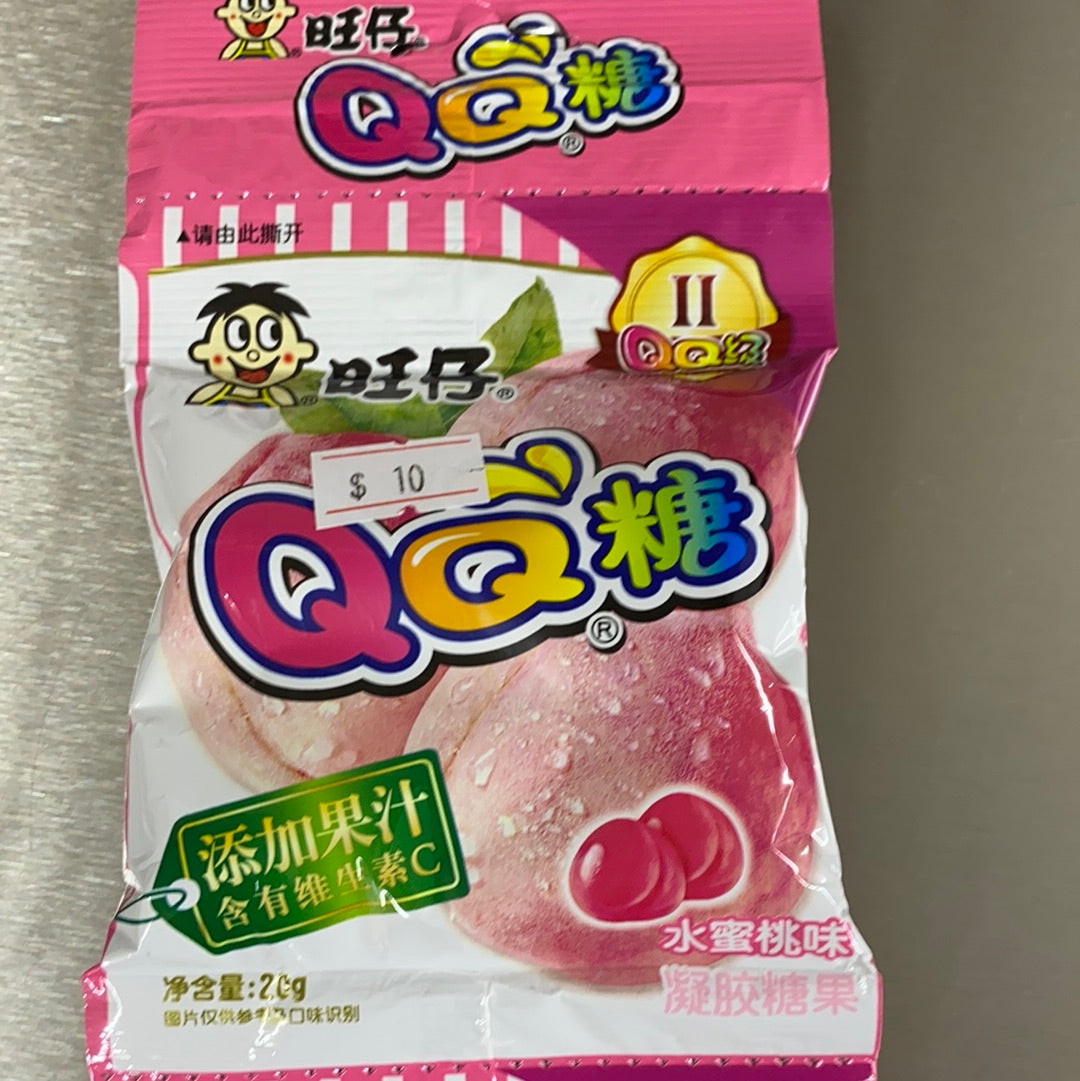 旺仔- QQ糖水蜜桃味 20G