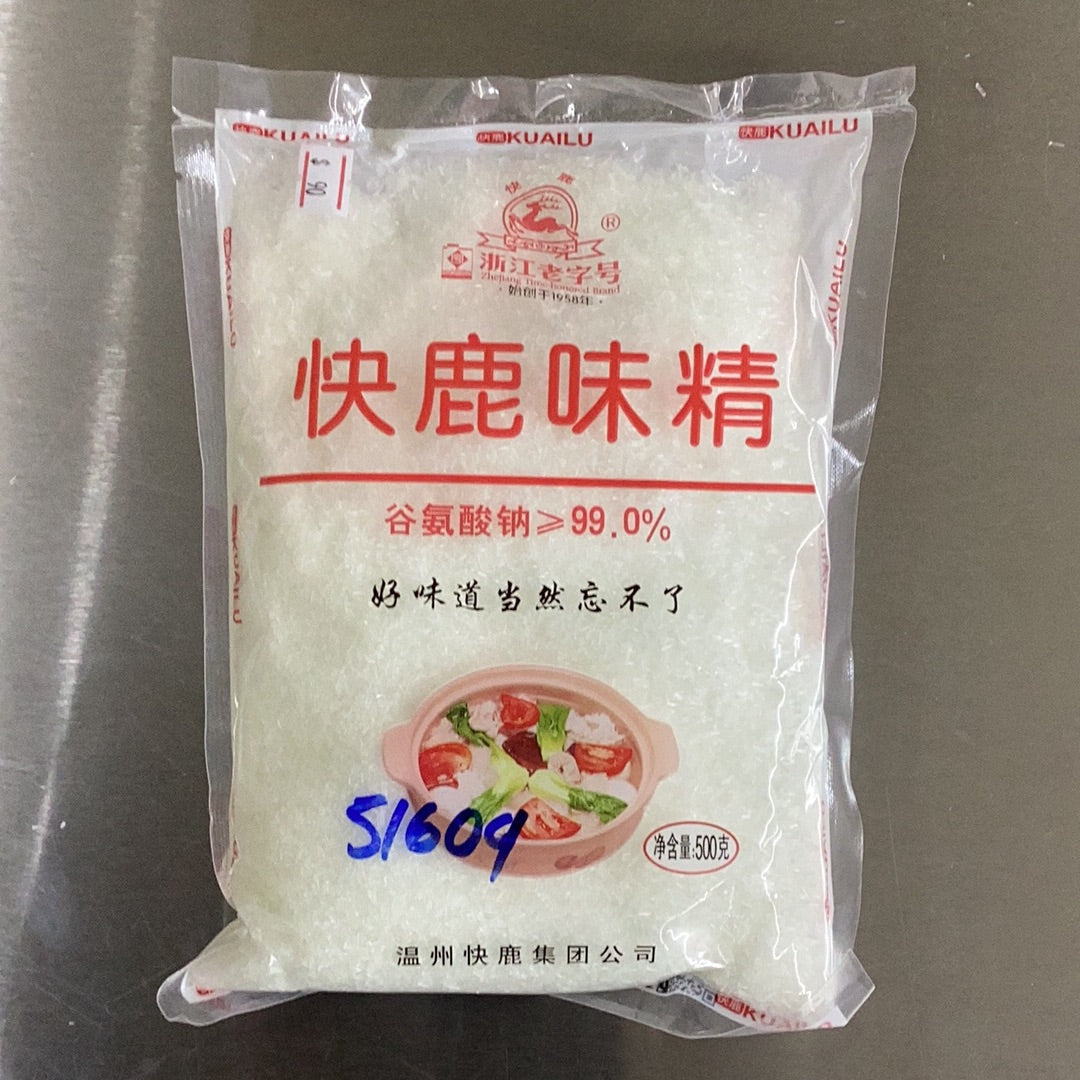 快鹿味精      500克。